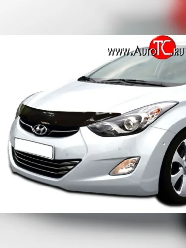 Дефлектор капота NovLine Hyundai Elantra  MD (2010-2013) дорестайлинг