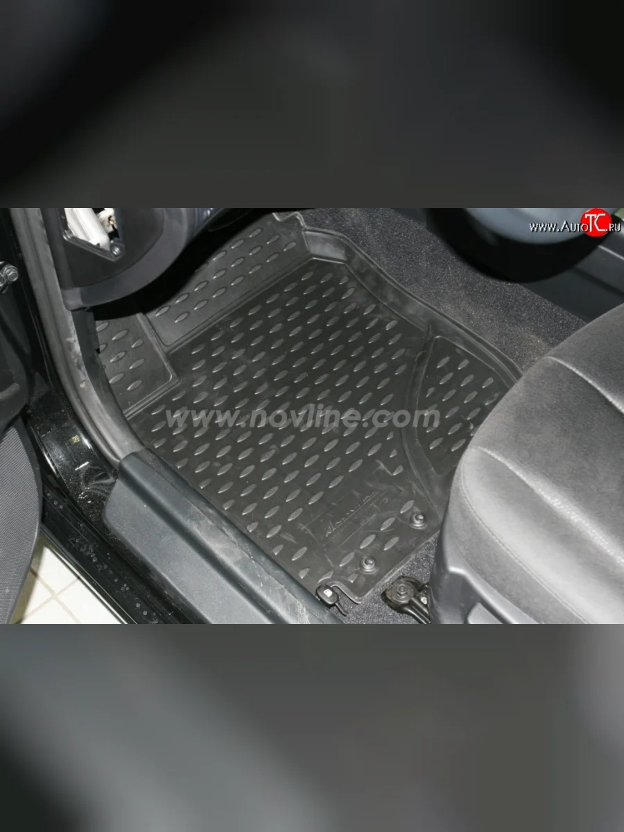 Комплект ковриков в салон Element 4 шт. (полиуретан) Hyundai Elantra HD (2006-2011)  в Перми Пермском крае