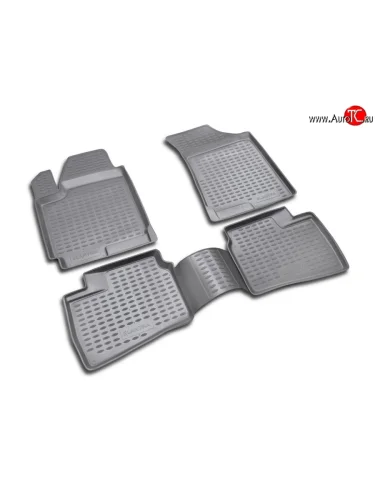 Комплект ковриков в салон (рестайлинг) Element 4 шт. (полиуретан) Hyundai Elantra  MD (2013-2016) рестайлинг