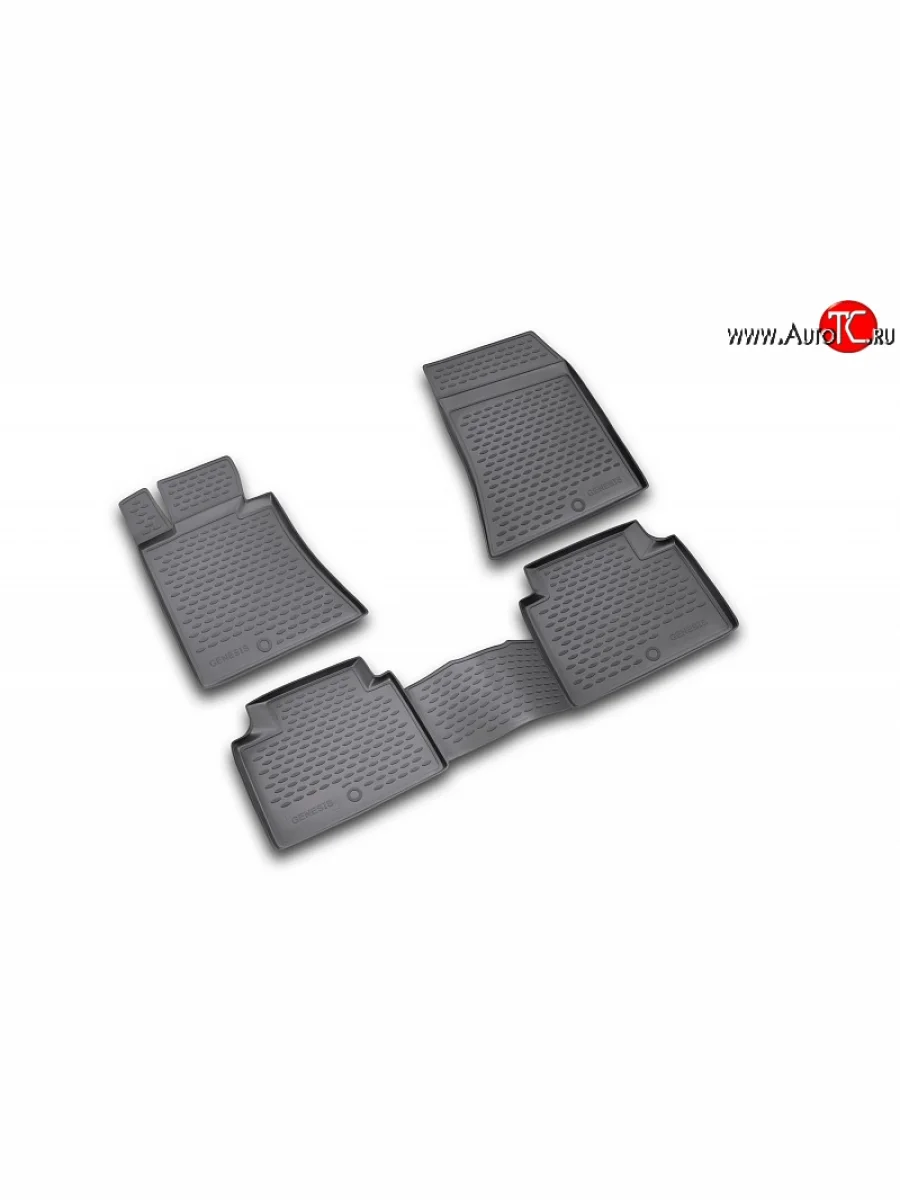 Коврики в салон Element 4 шт. (полиуретан)  Hyundai Genesis (2008-2012) BH  в Самаре Самарской области