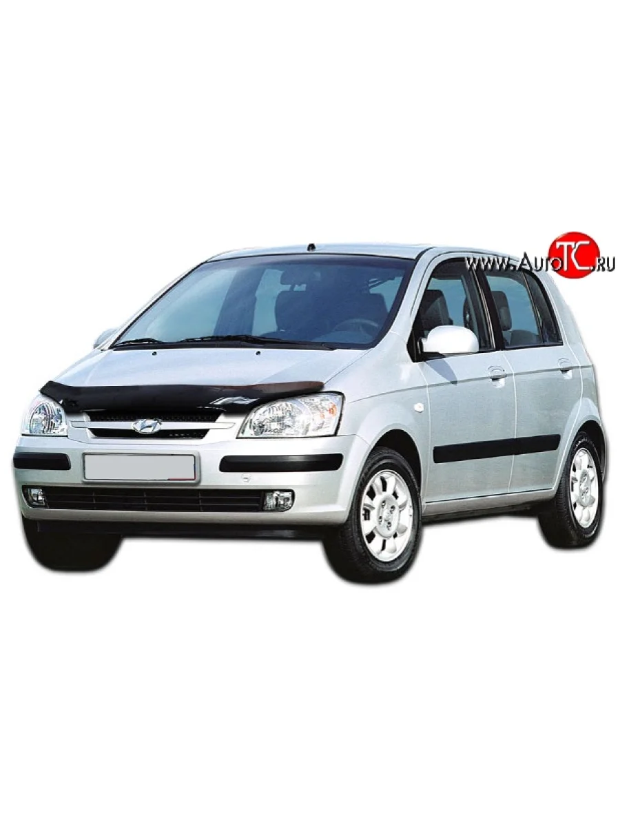 Дефлектор капота NovLine Hyundai Getz TB хэтчбэк 5 дв. дорестайлинг (2002-2005)  в Самаре Самарской области