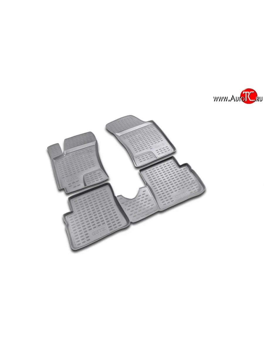 Коврики в салон Element 4 шт. (полиуретан) Hyundai Getz TB хэтчбэк 5 дв. дорестайлинг (2002-2005)  с доставкой в г. Пермь