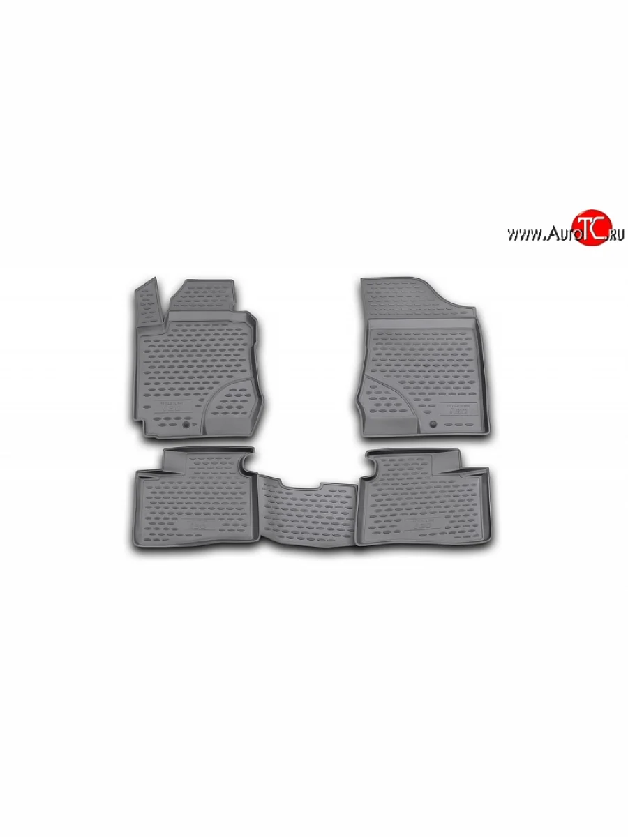 Коврики в салон Element 4 шт. (полиуретан) Hyundai I30 FD универсал дорестайлинг (2007-2010)  с доставкой в г. Керчь