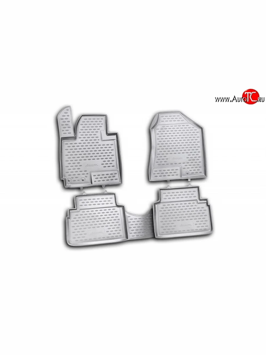 Коврики в салон Element 4 шт. (полиуретан) Hyundai IX35 LM дорестайлинг (2009-2013)  в Керчи Республика Крым