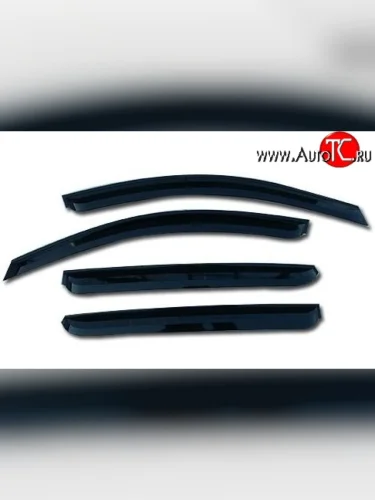 Комплект дефлекторов окон (ветровиков) 4 шт. Novline Hyundai IX55  EN (2006-2013)