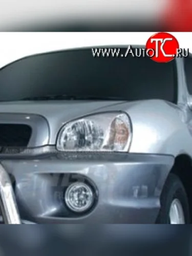 Прозрачная защита передних фар Novline Hyundai Santa Fe  SM (2000-2012)