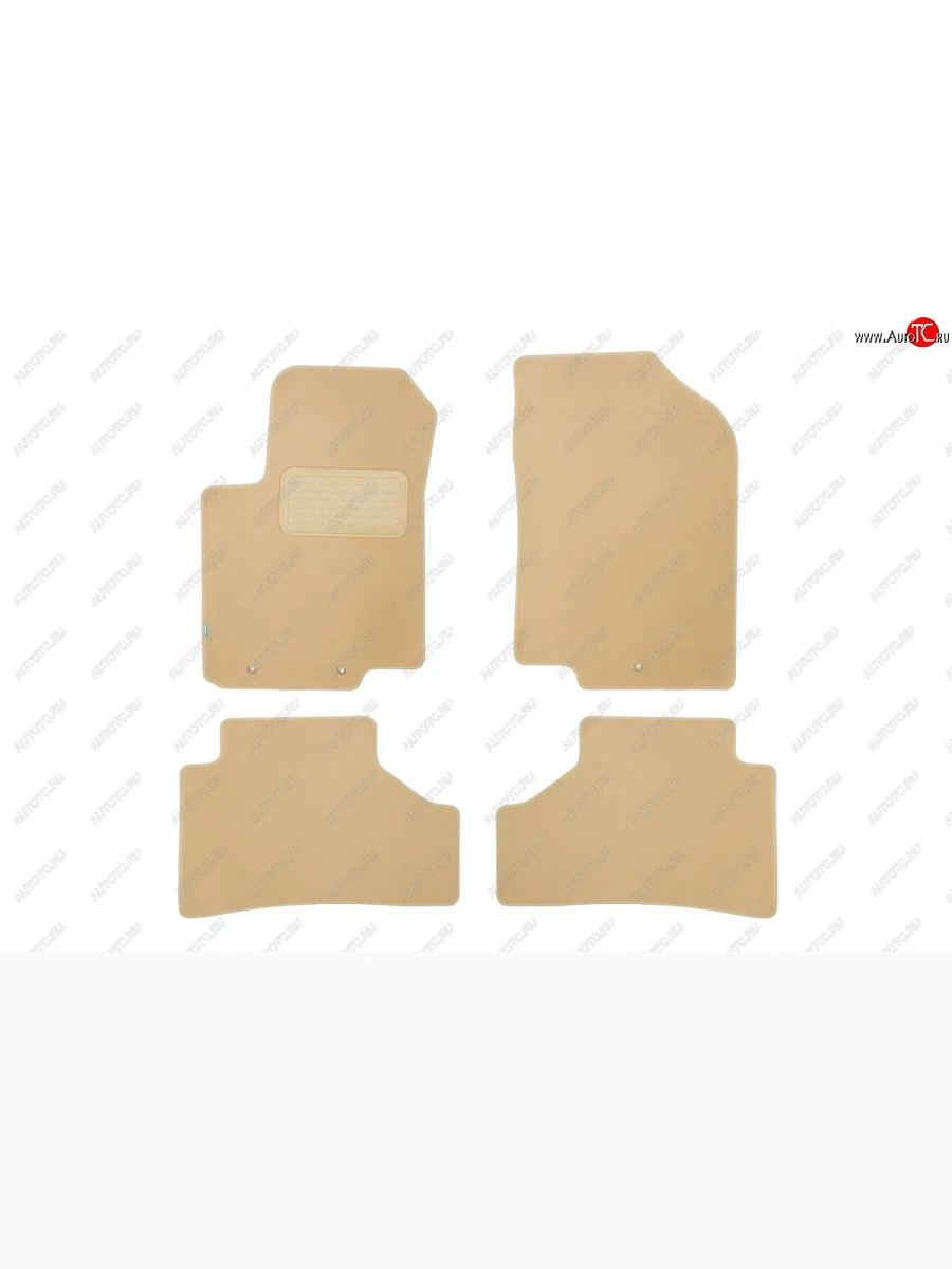 Коврики в салон Klever Premium. (АКПП)  Hyundai Santa Fe (2012-2016) DM (черный)  в Перми Пермском крае