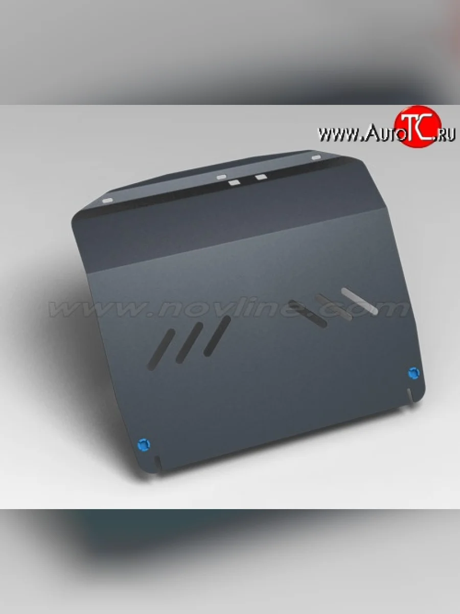 Защита картера двигателя Novline (2.0/2.7, МКПП/АКПП, 3 мм) Hyundai Santa Fe CM дорестайлинг (2006-2009)  в Перми Пермском крае