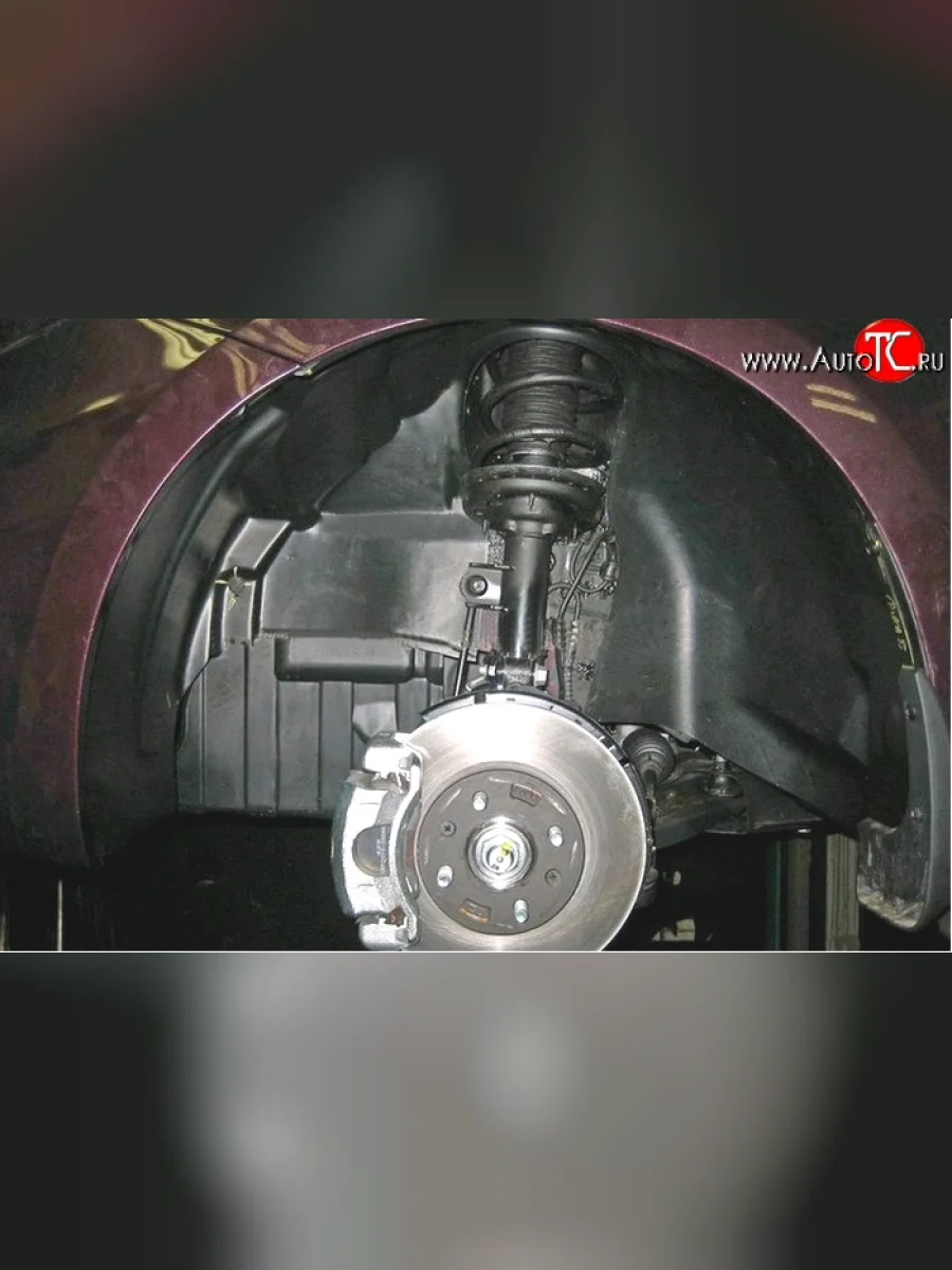 Передний левый подкрылок (седан, хетчбек) NovLine Hyundai Solaris RBr седан дорестайлинг (2010-2014)  в Перми Пермском крае