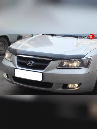 Дефлектор капота NovLine Hyundai Sonata  NF (2004-2008) дорестайлинг