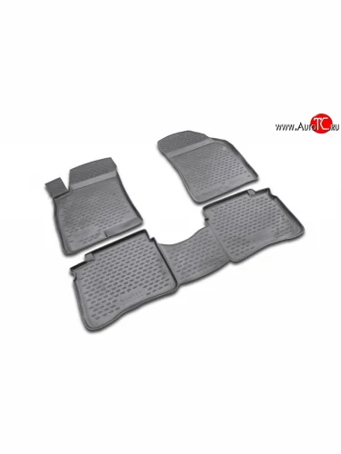 Коврики в салон Element 4 шт. (полиуретан) Hyundai Sonata  EF (2001-2013) рестайлинг ТагАЗ