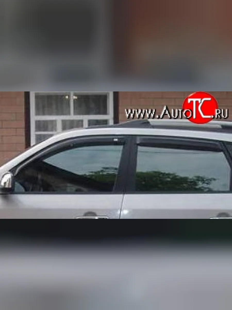 Комплект дефлекторов окон (ветровиков) 4 шт. Novline  Hyundai Tucson (2004-2010) JM  в Самаре Самарской области