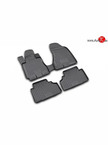 Коврики в салон Element 4 шт. (полиуретан) Hyundai Tucson  JM (2004-2010)