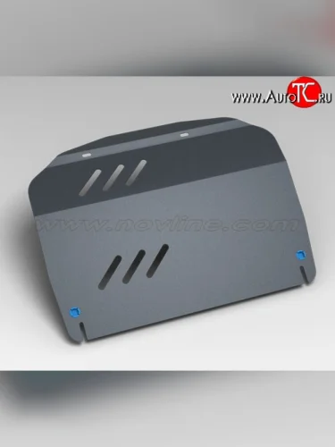 Защита картера двигателя Novline (2.0/2.7, МКПП/АКПП, 3 мм) Hyundai Tucson JM (2004-2010)