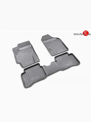 Коврики в салон Element 4 шт. (полиуретан) Hyundai Verna 2 MC седан (2005-2011)