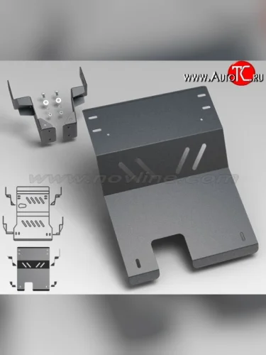 Защита редуктора Novline (5.6, АКПП, 3 мм) INFINITI QX56  Z62 (2010-2013)