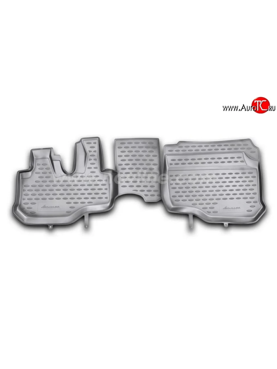 Комплект ковриков в салон Element 2 шт. (полиуретан)  Iveco Daily (2011-2014)  в Керчи Республика Крым