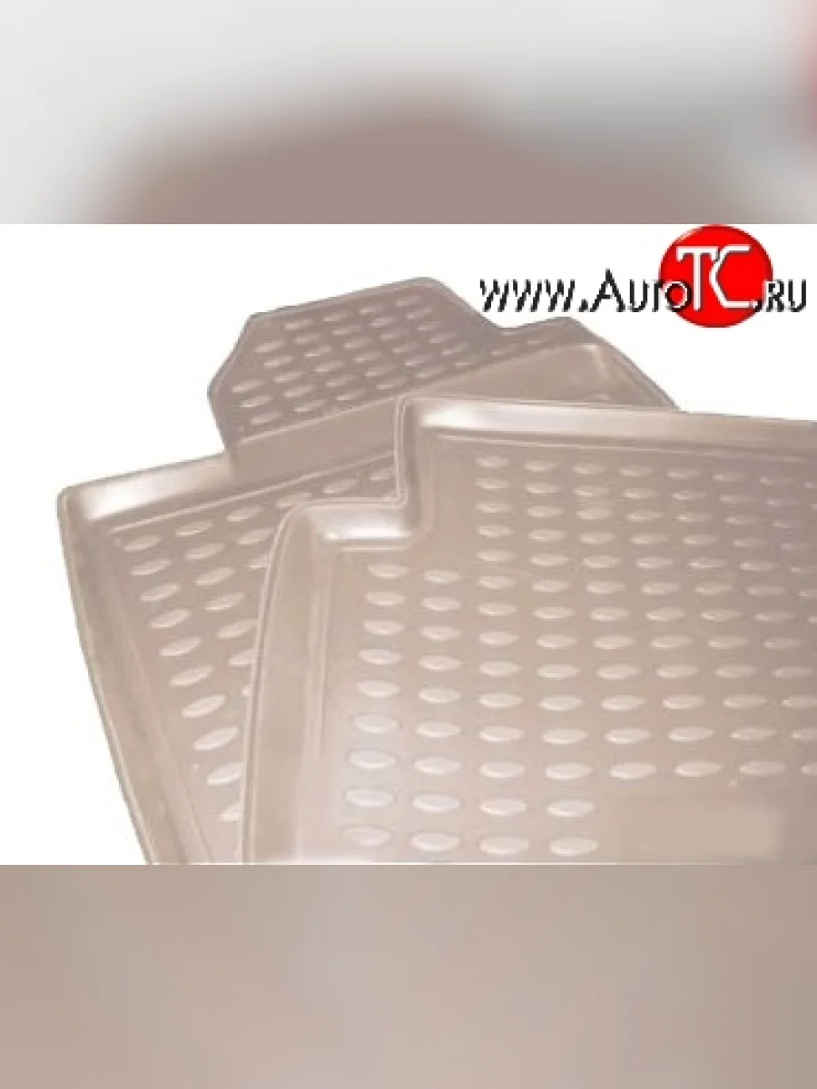 Комплект ковриков в салон Element 4 шт. (полиуретан, бежевые) Jaguar XF X250 седан (2007-2015)  в Керчи Республика Крым