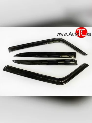 Комплект дефлекторов окон (ветровиков) 4 шт. SIM Jeep Cherokee  KL (2014-2017) дорестайлинг