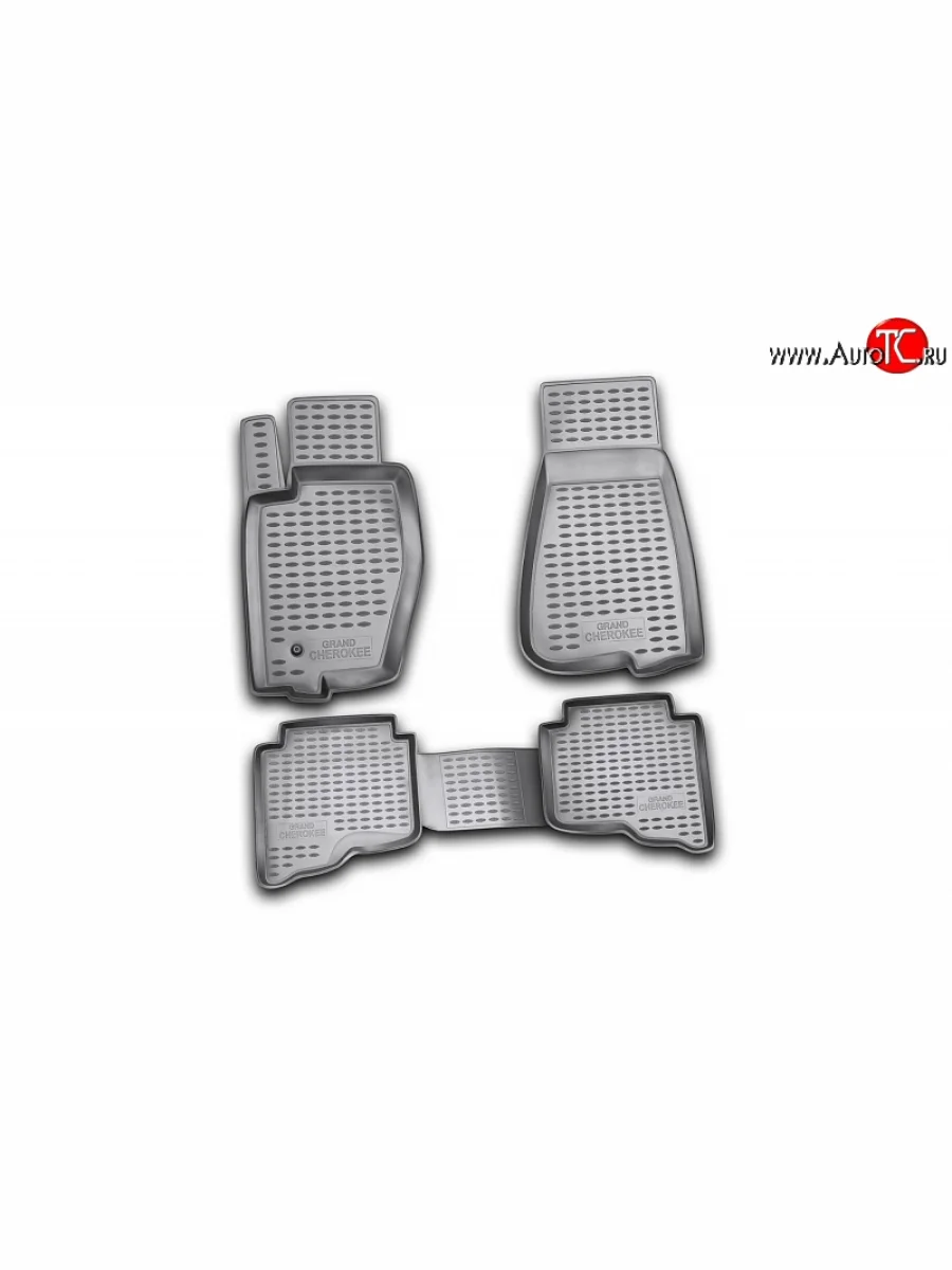 Коврики в салон Element 4 шт. (полиуретан)  Jeep Grand Cherokee (2004-2010) WK  в Керчи Республика Крым
