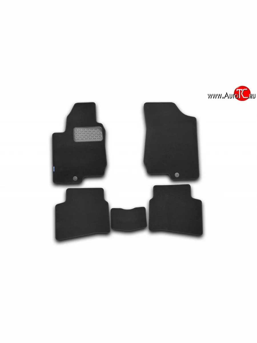 Коврик в салони Element 5 шт. (текстиль) KIA Ceed 1 ED рестайлинг, хэтчбэк 5 дв. (2010-2012)  с доставкой в г. Пермь