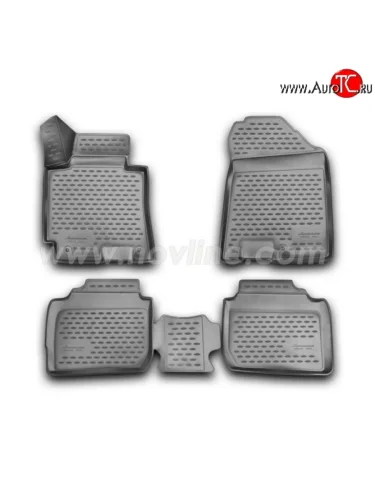 Комплект ковриков в салон Element 4 шт. (полиуретан) KIA Cerato 3 YD дорестайлинг седан (2013-2016)
