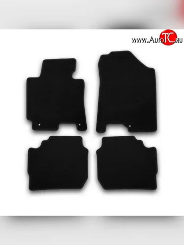 Комплект ковриков в салон (АКПП) Element 4 шт. (текстиль) KIA Cerato 3 YD дорестайлинг седан (2013-2016)