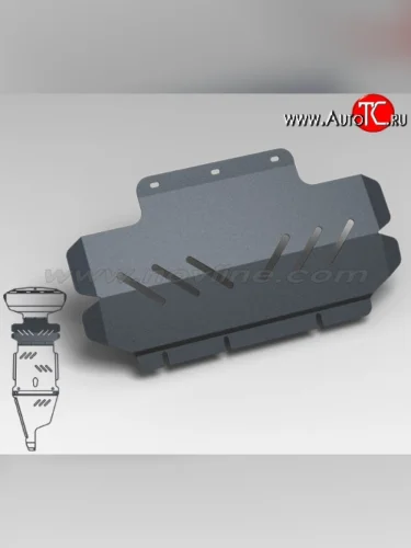 Защита картера двигателя Novline (3.8/3.0, AКПП, 3 мм) KIA Mohave HM рестайлинг (2017-2020)