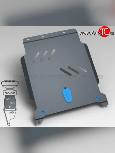 Защита коробки передач Novline (3.8/3.0, AКПП, 3 мм) KIA Mohave HM рестайлинг (2017-2020)