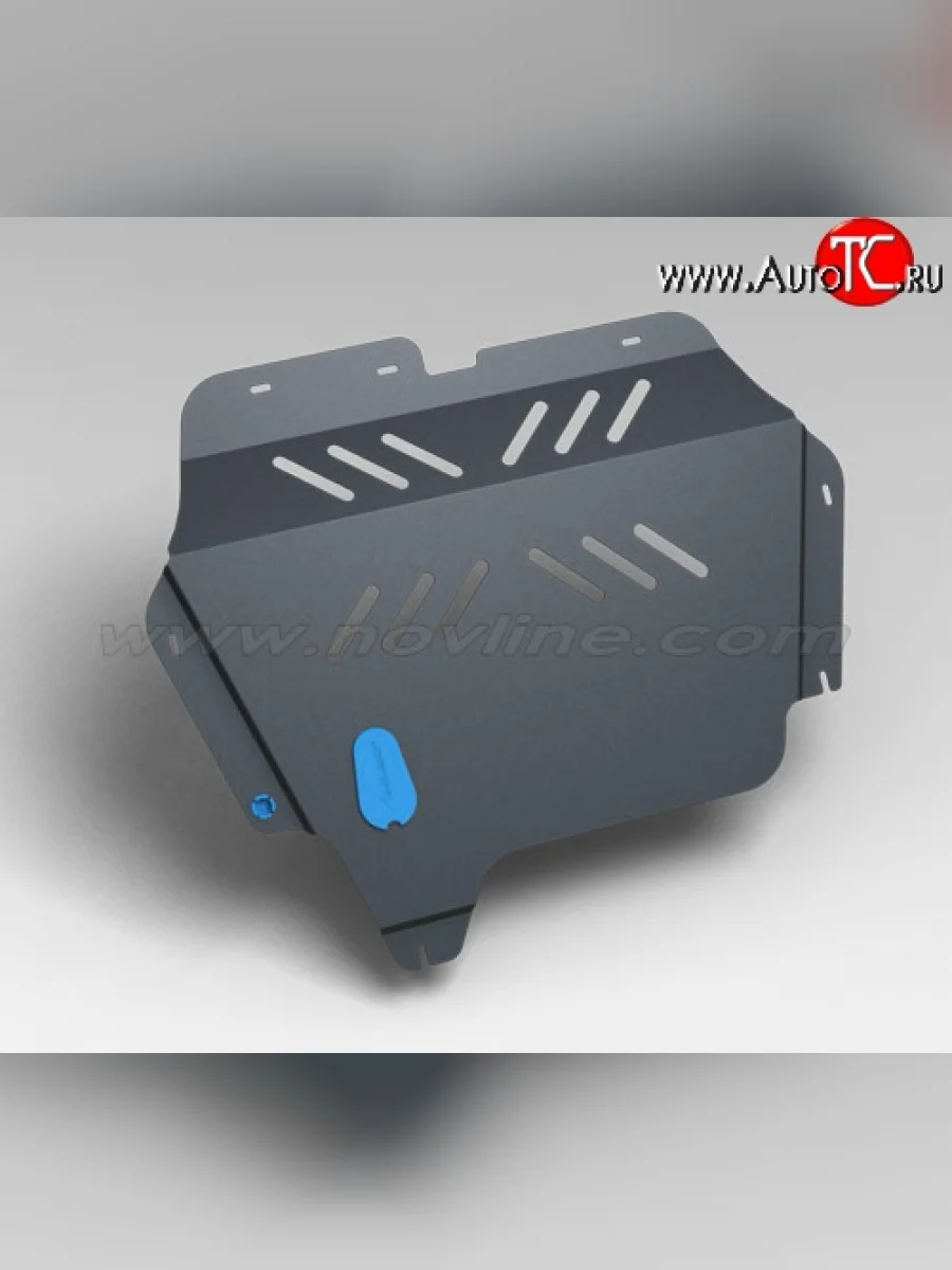 Защита картера двигателя Novline (рестайлинг, 2008 н.в.) (3.8, АКПП, 2 мм) KIA Opirus (2002-2010)  в Перми Пермском крае