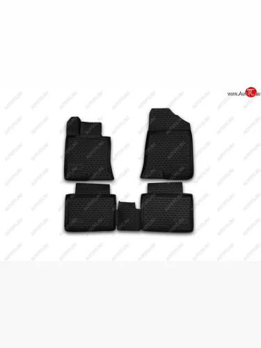 Комплект ковриков в салон Element 4 шт. (полиуретан) KIA Optima  3 TF (2013-2016) рестайлинг седан