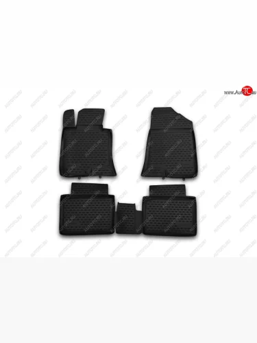 Комплект ковриков в салон Element 4 шт. (полиуретан) KIA Optima 3 TF дорестайлинг седан (2010-2013)