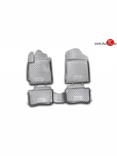 Комплект ковриков в салон Element 4 шт. (полиуретан) KIA Picanto 2 TA хэтчбэк 5 дв. дорестайлинг (2011-2015)