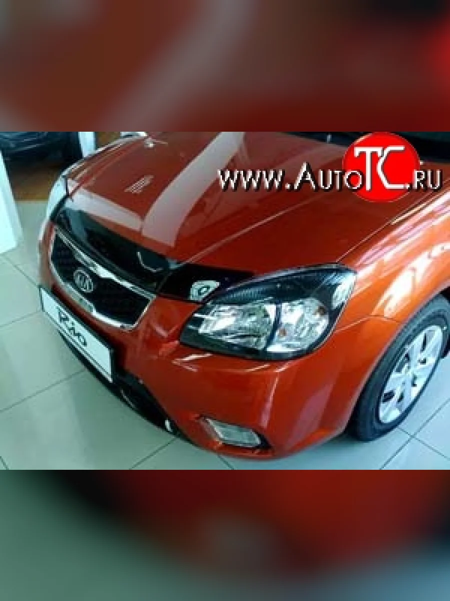 Дефлектор капота NovLine KIA Rio 2 JB дорестайлинг седан (2005-2009)  в Керчи Республика Крым