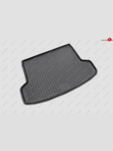 Коврик в багажник Element (полиуретан) (Чёрный) KIA Rio  2 JB (2005-2011) дорестайлинг седан, рестайлинг седан