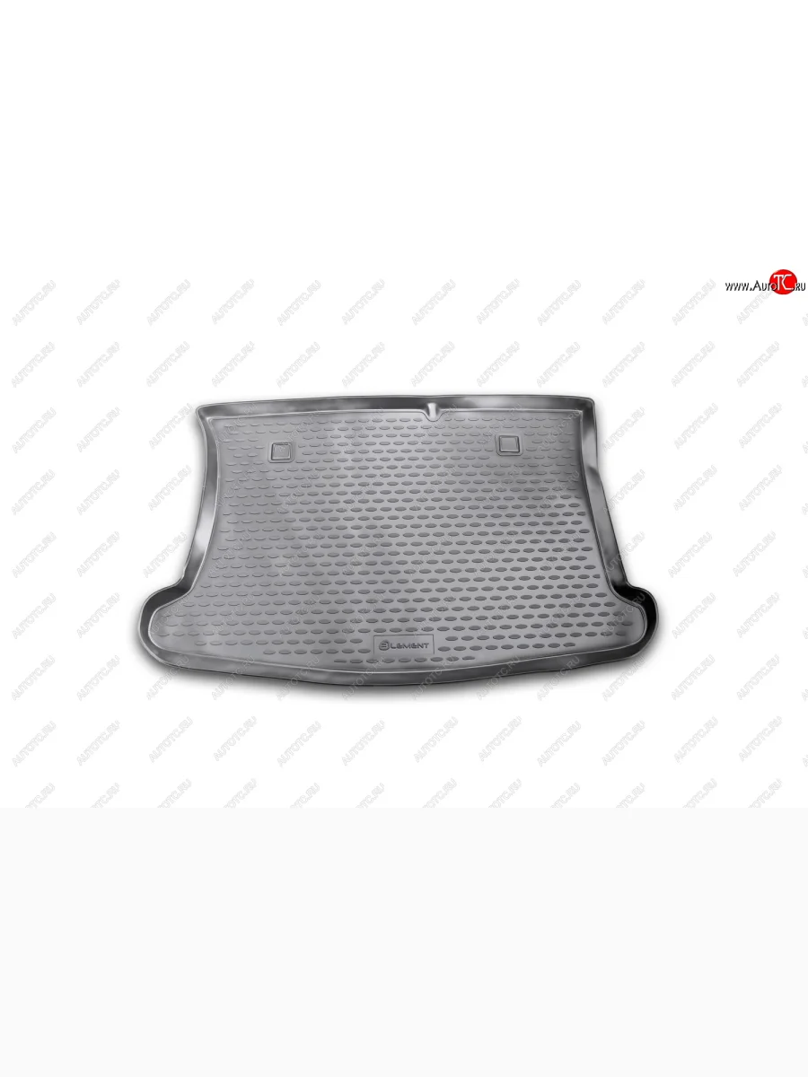 Коврик в багажник Element (полиуретан) KIA Rio 3 QB хэтчбек 5 дв. рестайлинг (2015-2017) (Чёрный)  в Керчи Республика Крым
