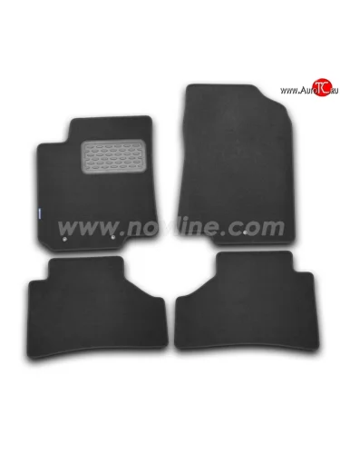 Комплект ковриков в салон Element 4 шт. (текстиль) KIA Rio  3 QB (2011-2015) хэтчбек 5 дв. дорестайлинг