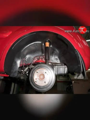 Задний левый подкрылок (рестайлинг) NovLine KIA Rio  2 JB (2005-2009) дорестайлинг седан, дорестайлинг, хэтчбэк 5 дв.