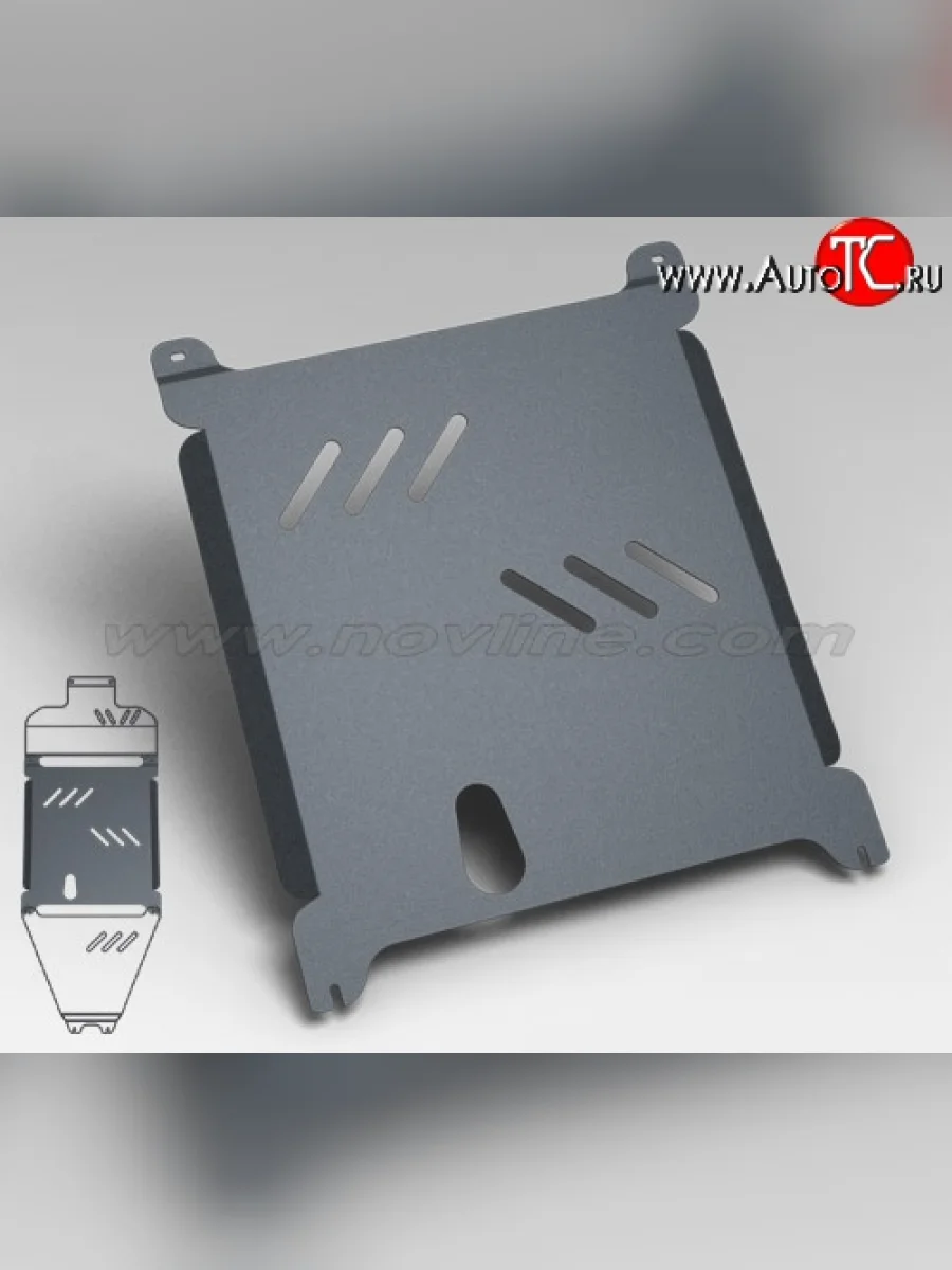 Защита коробки передач Novline (3.3/3.5/2.5, МКПП/АКПП, 3 мм) KIA Sorento BL дорестайлинг (2002-2006)  с доставкой в г. Керчь