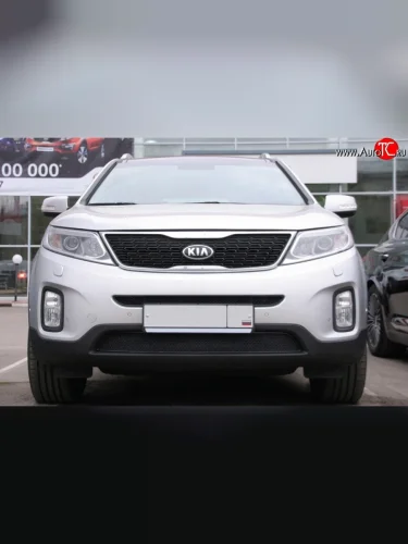 Сетка на бампер Novline KIA Sorento XM рестайлинг (2012-2015)