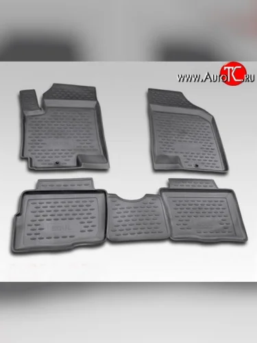 Комплект ковриков в салон Element 4 шт. (полиуретан) KIA Soul PS дорестайлинг (2014-2016)