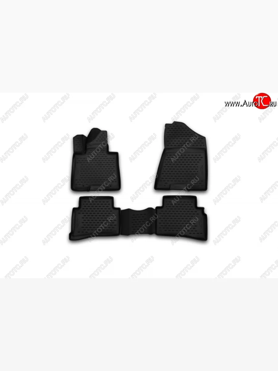 Комплект ковриков в салон Element 4 шт. (полиуретан)  KIA Sportage (2016-2018) 4 QL  в Самаре Самарской области