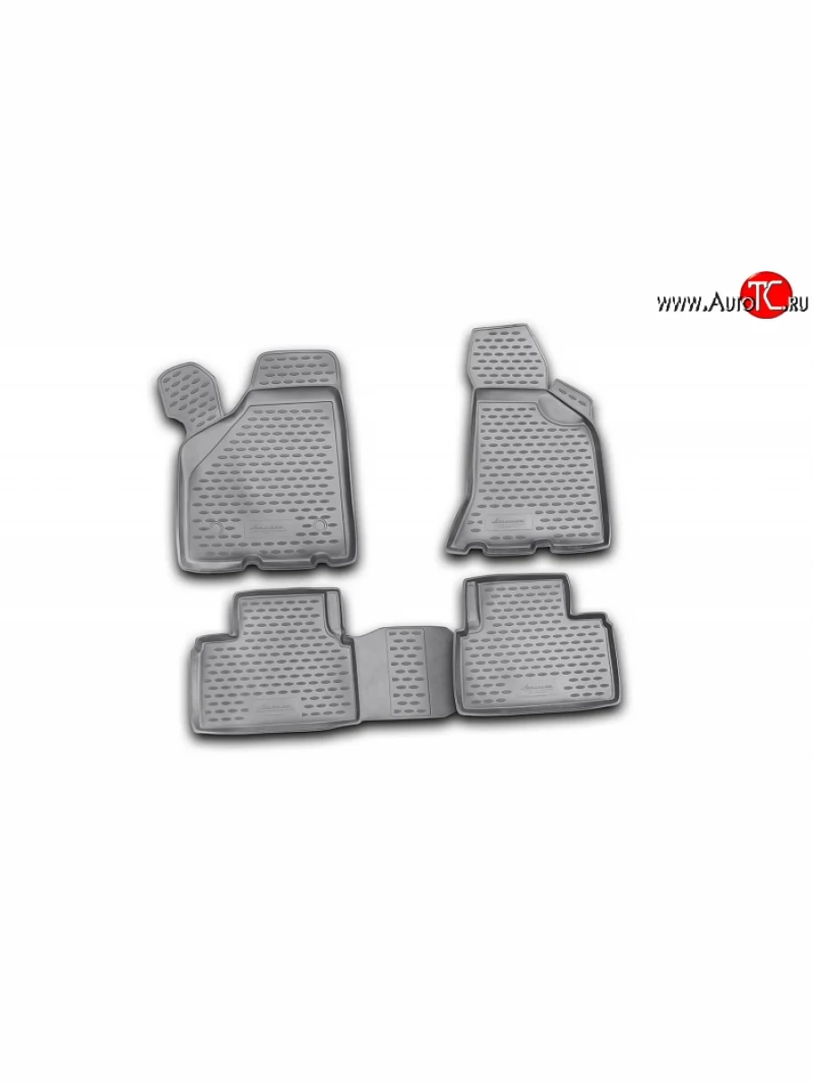 Коврики в салон Element 4 шт. (полиуретан) Лада ВАЗ Приора 2170 седан дорестайлинг (2007-2014)  в Перми Пермском крае