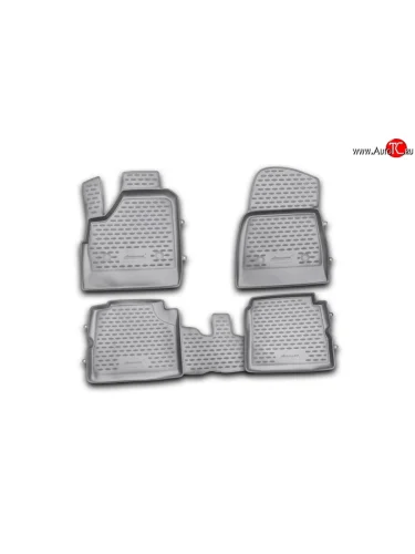 Комплект ковриков в салон Element 4 шт. (полиуретан) Лада ВАЗ нива 4х4 2121 (Legend) 3 дв. 2-ой рестайлинг (2021-2025)