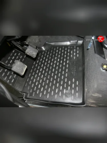 Коврики в салон Element 2 шт. (полиуретан) Land Rover Defender 90  1 L316 (2007-2016) рестайлинг 3дв.