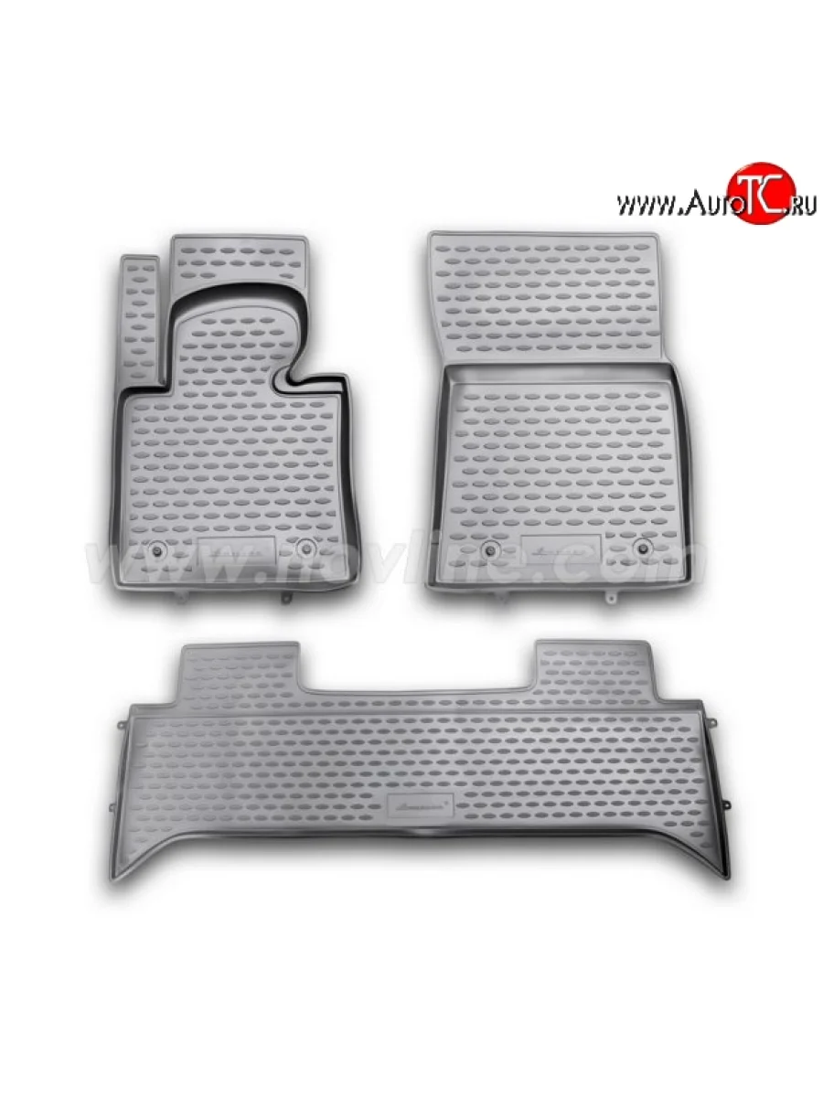 Комплект ковриков в салон Element 4 шт. (полиуретан) Land Rover Range Rover 3 L322 дорестайлинг (2002-2006)  с доставкой в г. Керчь