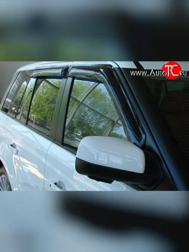 Дефлекторы окон (ветровики) Novline 4 шт. Land Rover Range Rover Sport  1 L320 (2005-2013) дорестайлинг, рестайлинг
