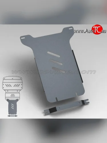 Защита коробки передач Novline (2.5, АКПП, 2 мм) Lexus IS250 XE20 седан дорестайлинг (2005-2013)