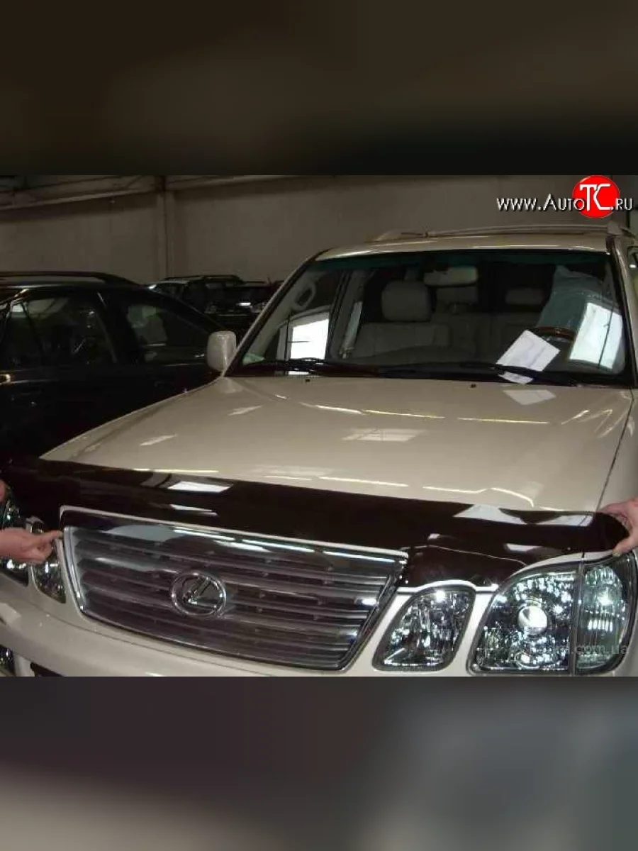 Дефлектор капота NovLine Lexus LX470 J100 дорестайлинг (1998-2002)  в Перми Пермском крае