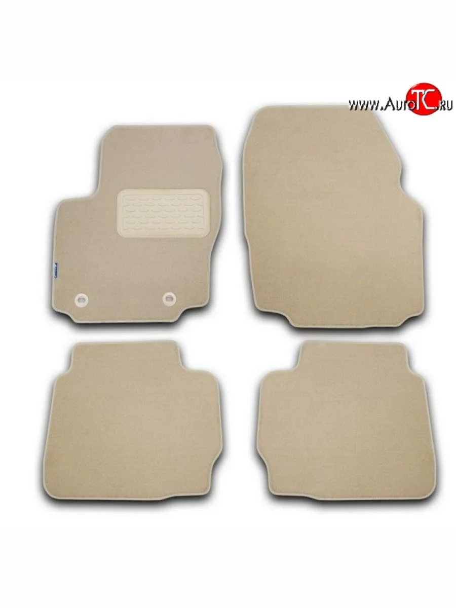 Комплект ковриков в салон (АКПП) Element 4 шт. (текстиль, бежевые) Lexus LX470 J100 дорестайлинг (1998-2002)  в Керчи Республика Крым